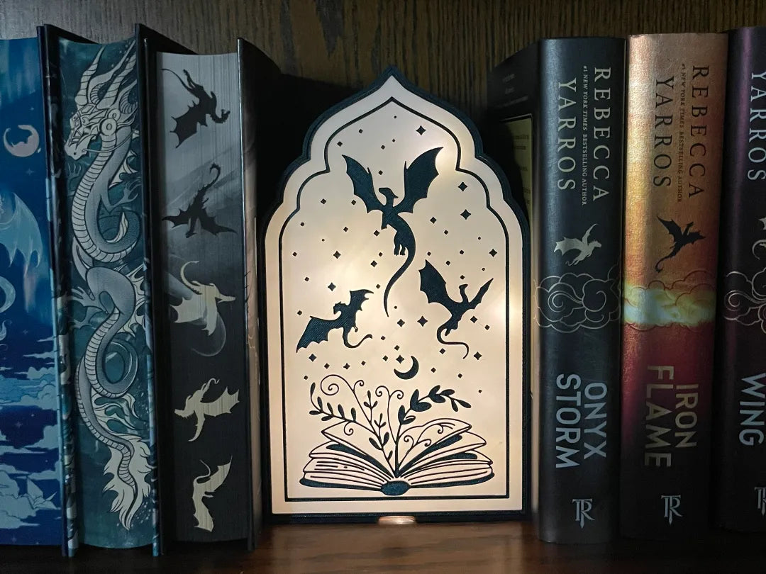 Nook de lecture / Plaque de livre inspiré de Fourth Wing - Maquette Print
