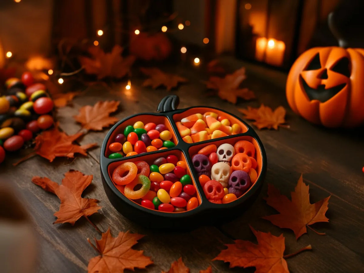 Plateau à bonbons Citrouille — Plat de collation d'Halloween - Fêtes Print