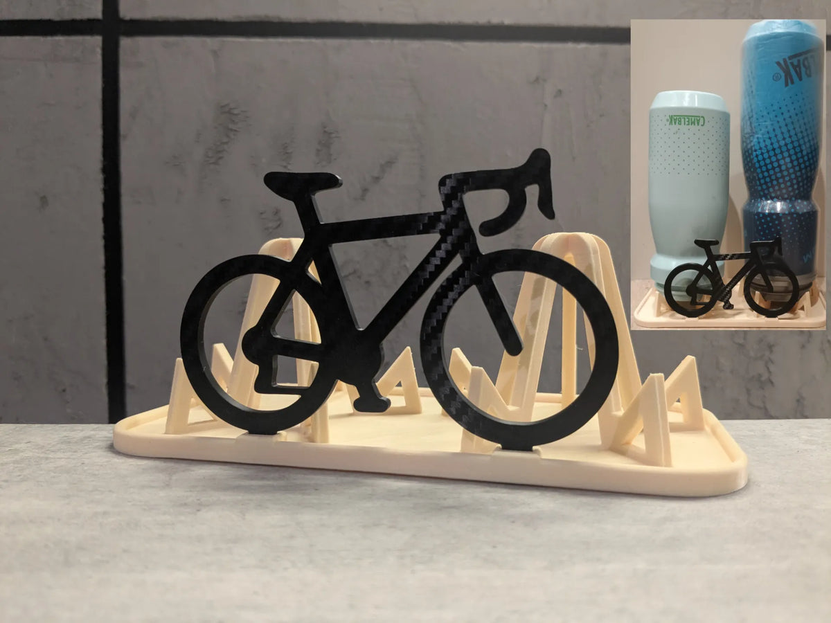 Égouttoir à bouteilles de vélo - Vélo Print