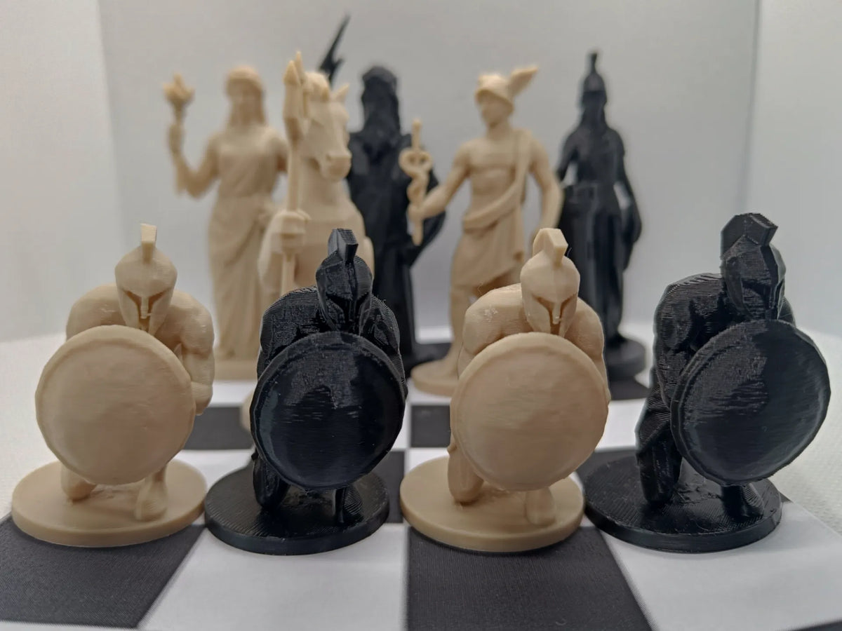 Jeu d'échecs Mythologie Grecque – Dieux & Mythes en 3D - Jeux Print