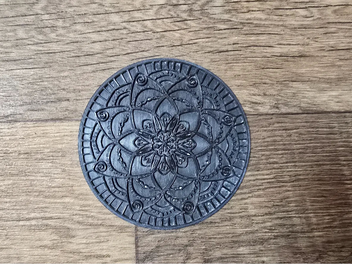 Tampon Mandala pour Argile & Poterie - Art Print