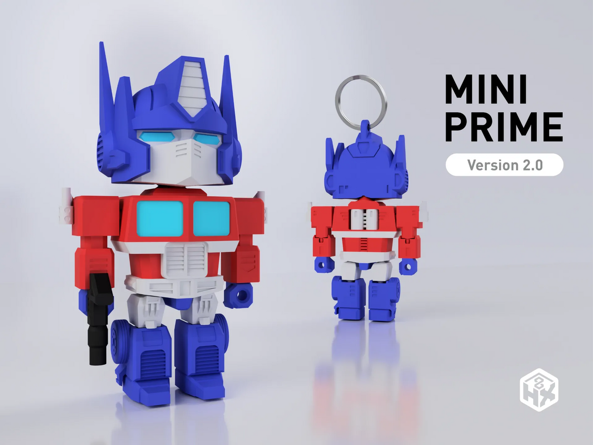 Optimus Prime Flexi Articulé par HX8 - Figurine Print