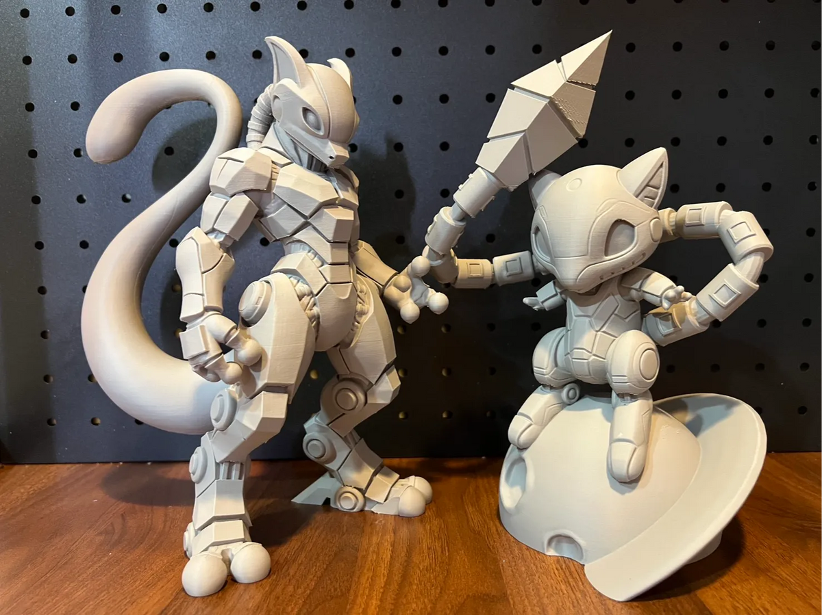 Série Méca Pokémon ‧ Statue Corps Entier - Art Print