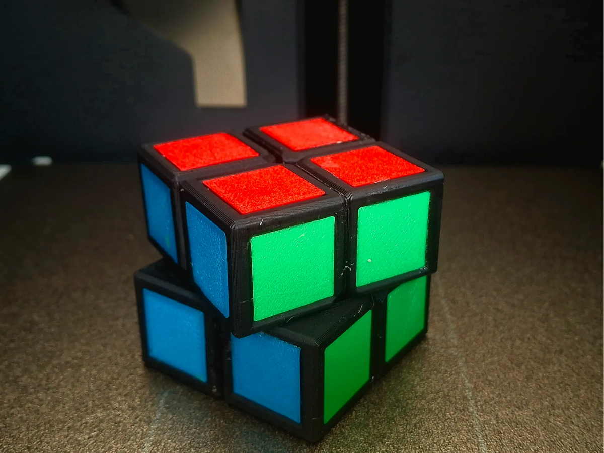 Cube Rubik Casse-tête - Impression Facile - Jeux Print