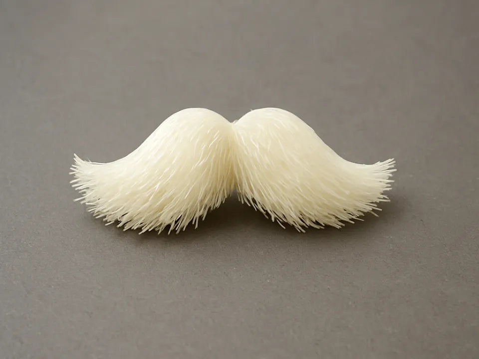 Moustache à la texture de poil réaliste - Beauté Print