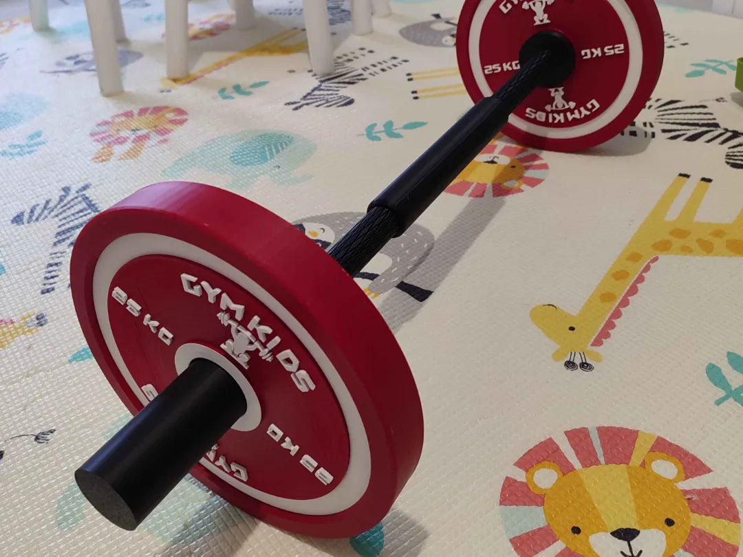 Gym Kids - Mini kit d'haltérophilie pour enfants - Sport Print
