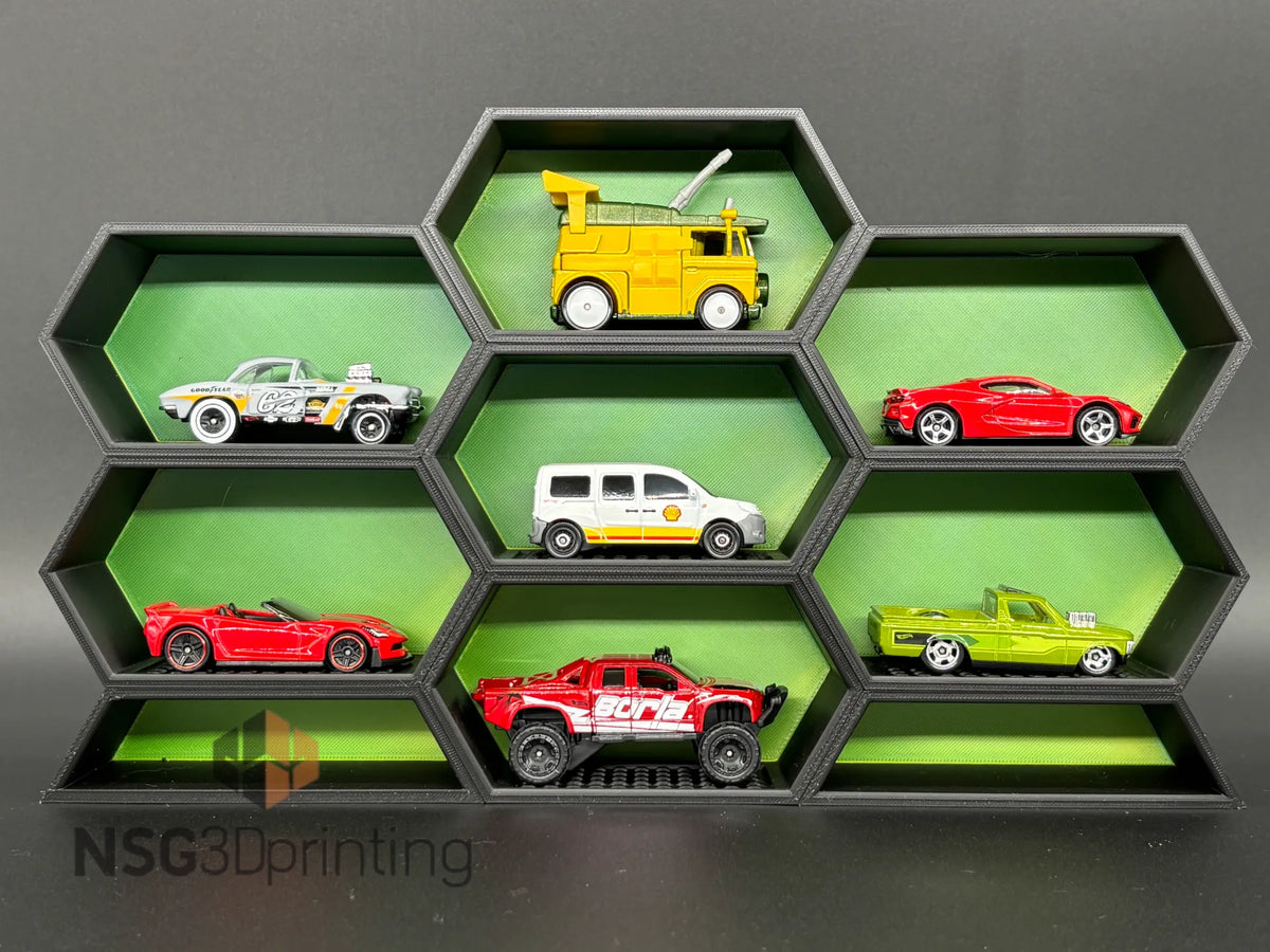 Présentoir 7 pods pour voitures moulées sous pression 1:64 - Auto Print