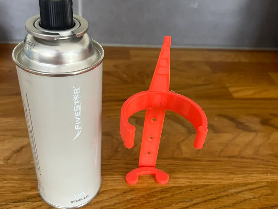 Support de bouteille de gaz et de bombe aérosol pour camping-car - Atelier Print