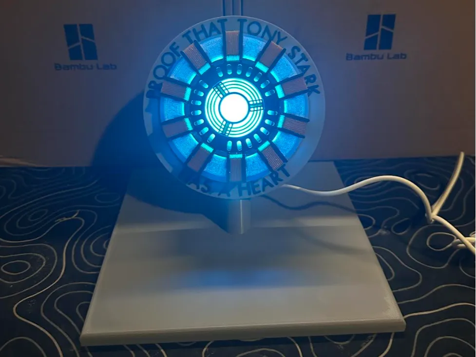 Réacteur Arc d'Iron Man MK1 (Kit de lampe LED 001) - Geek Print