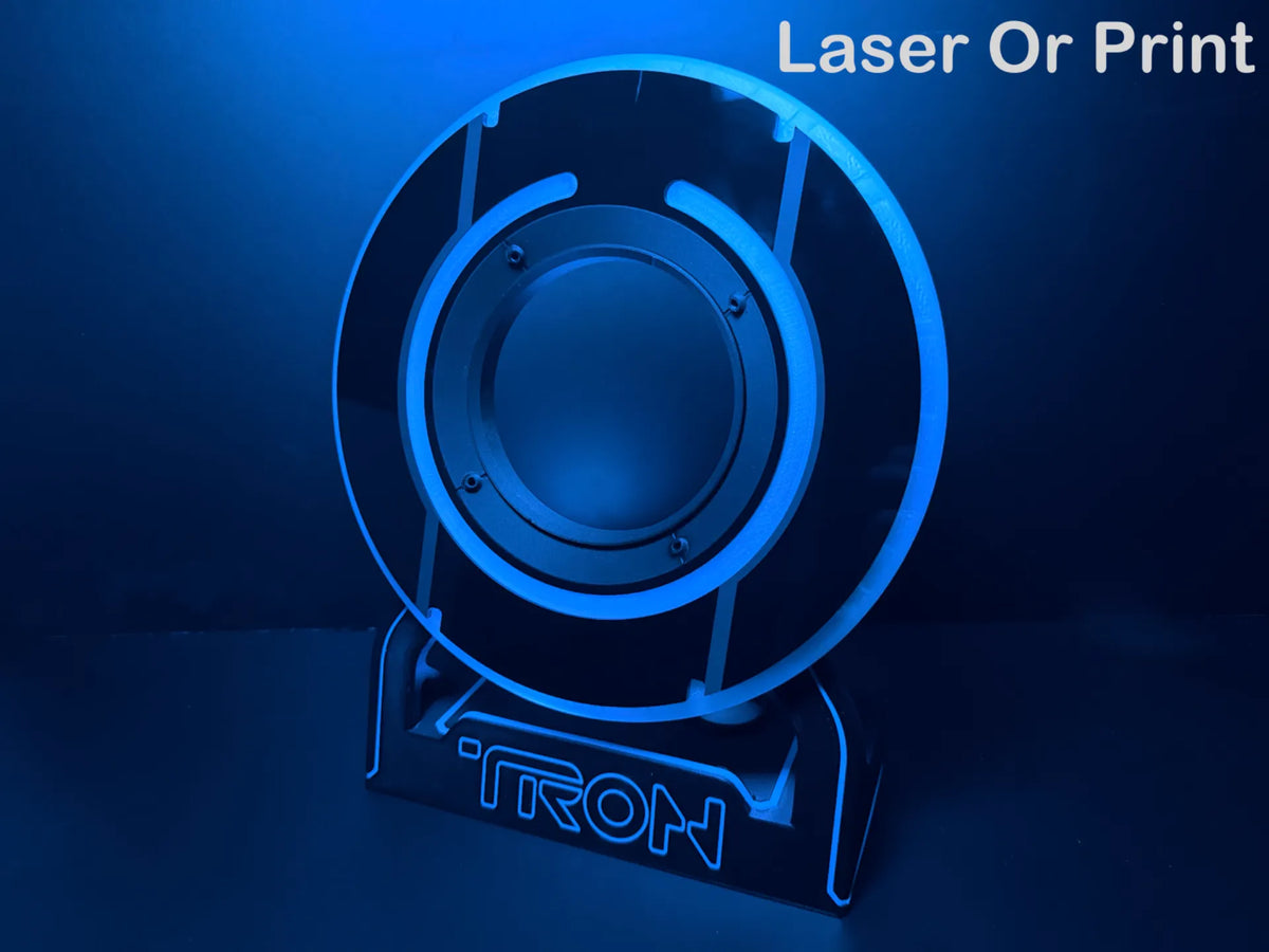 Réplique d'affichage d'accessoire de film Tron Identity Disk - Geek Print