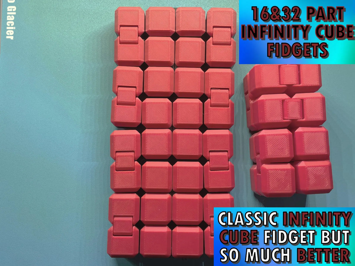 Cubes Infini Fidget à 16 et 32 pièces - Jeux Print