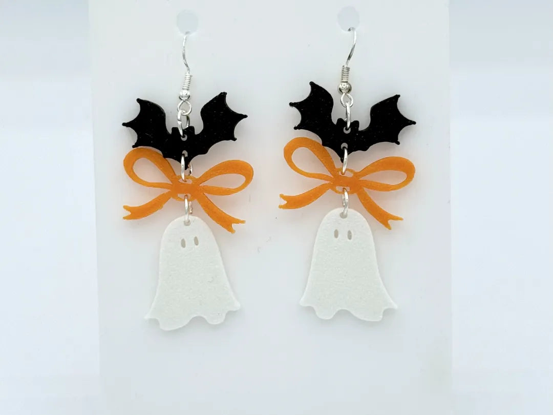 Boucles d'oreilles effrayantes mais mignonnes - Fêtes Print