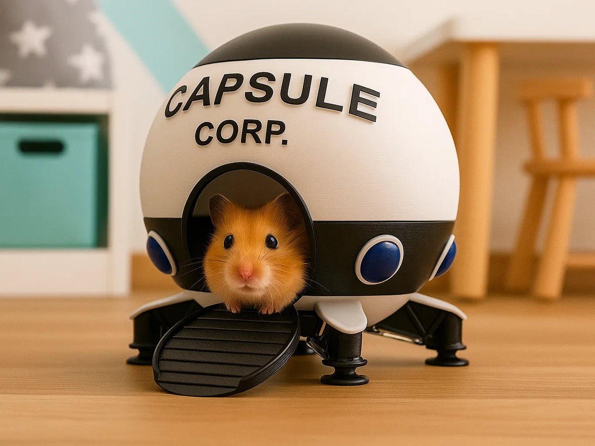 Vaisseau Capsule Corp - Dragon Ball - Petite maison pour animaux - Pet Print