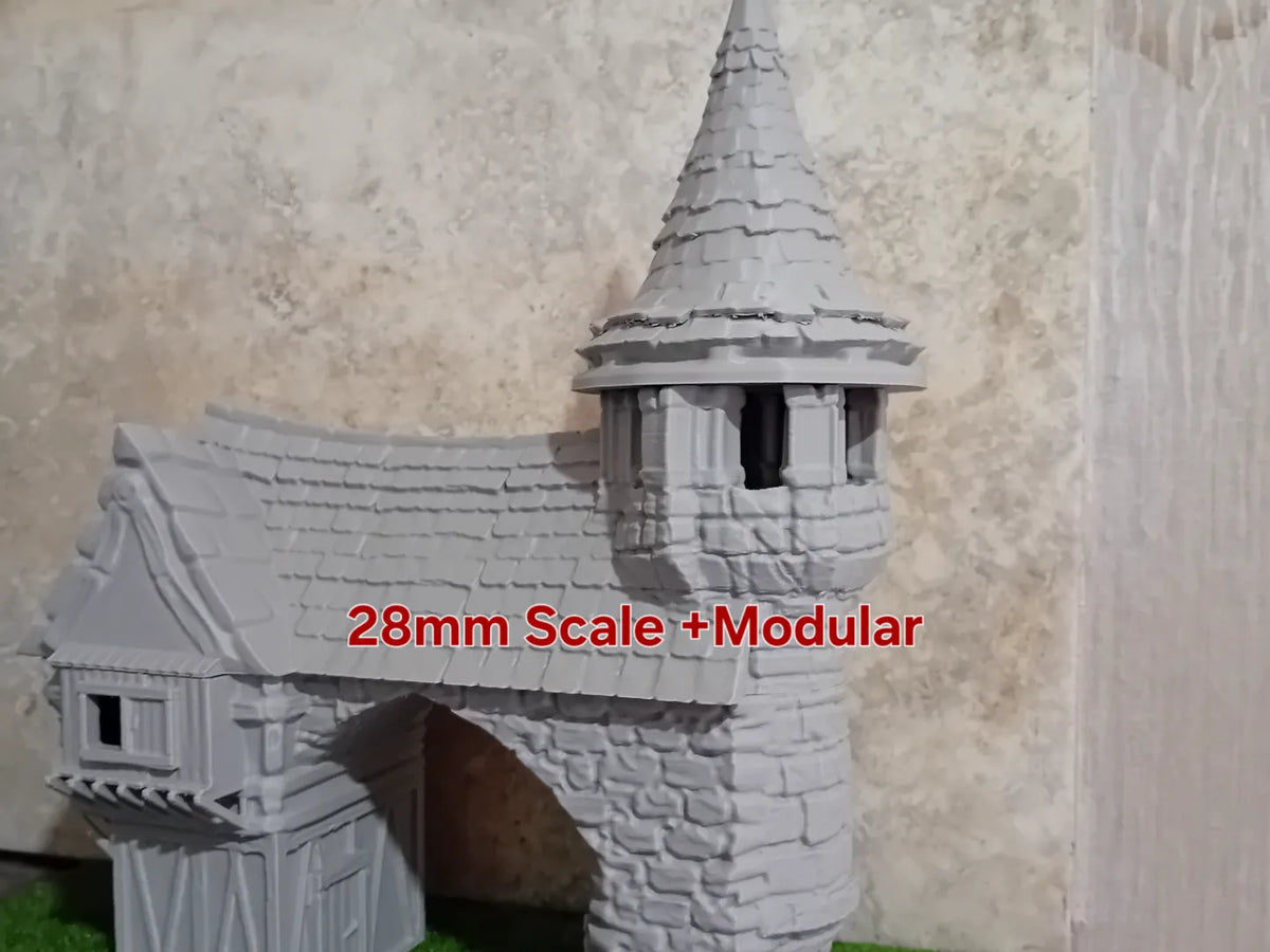 Maison fantastique -maison dnd entièrement modulaire-échelle 28mm - Maquette Print