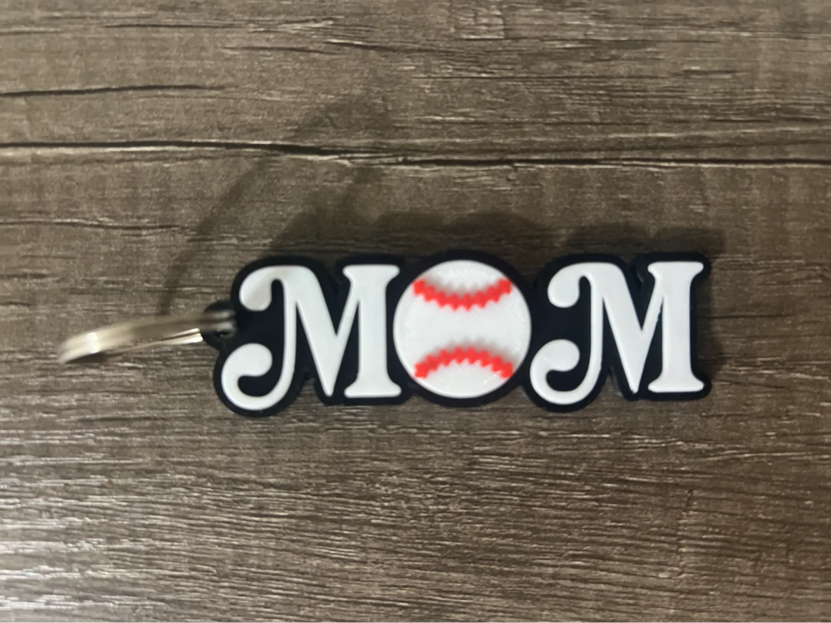 Porte-clés Maman Baseball Softball - Sport Print