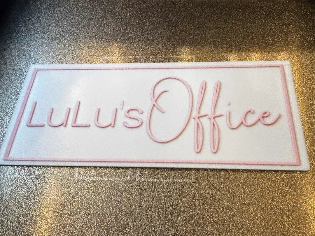 Panneau de porte /plaque nominative - NFC Print