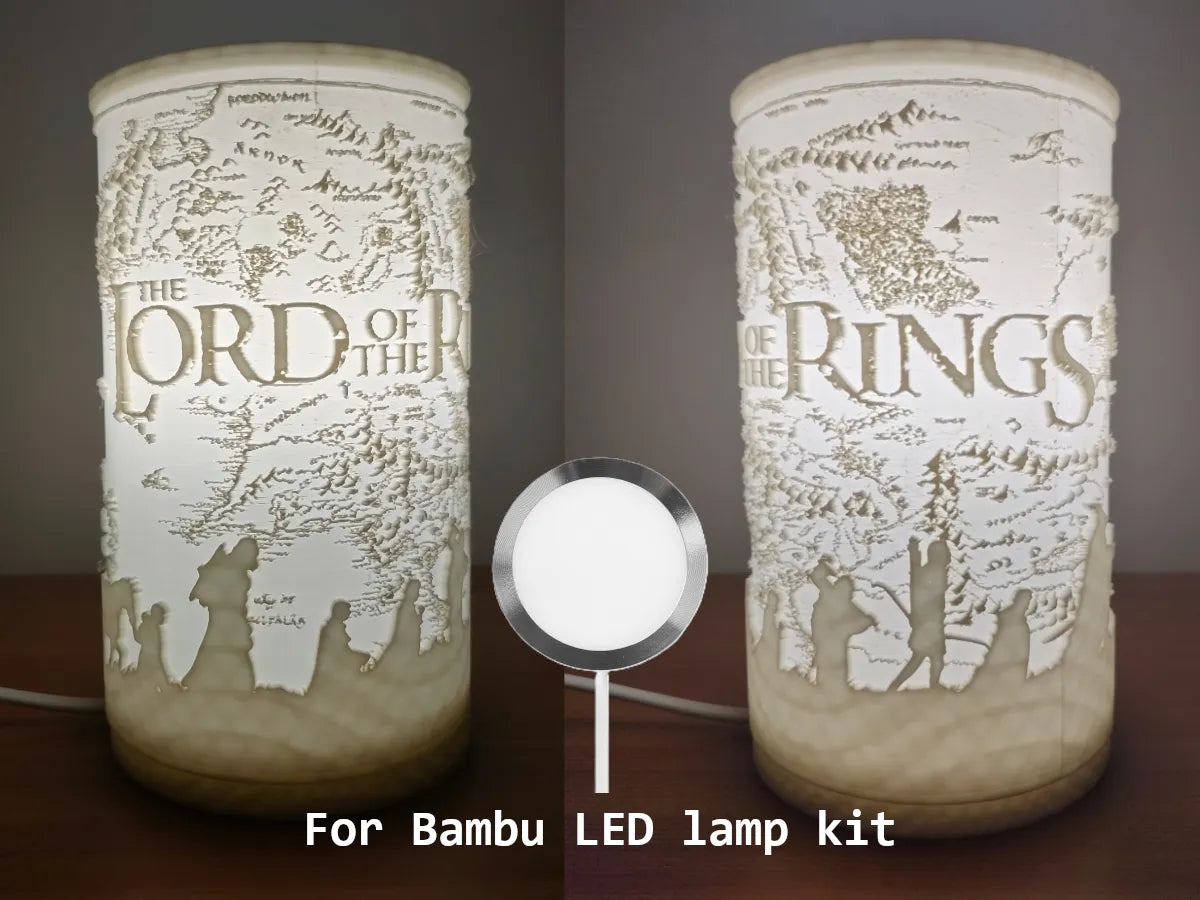 Lampe LED Seigneur des Anneaux - Geek Print