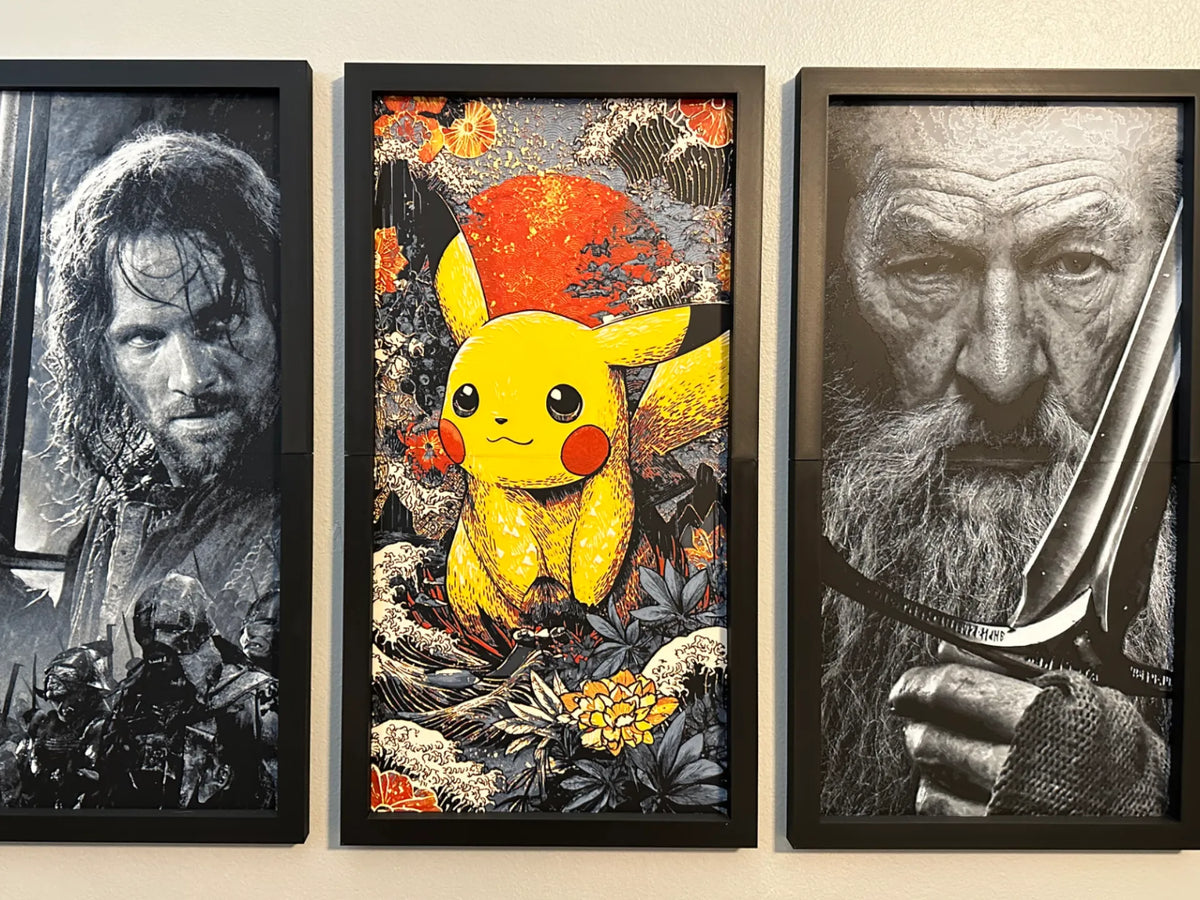 Pikachu Hueforge en 2 pièces - Art Print