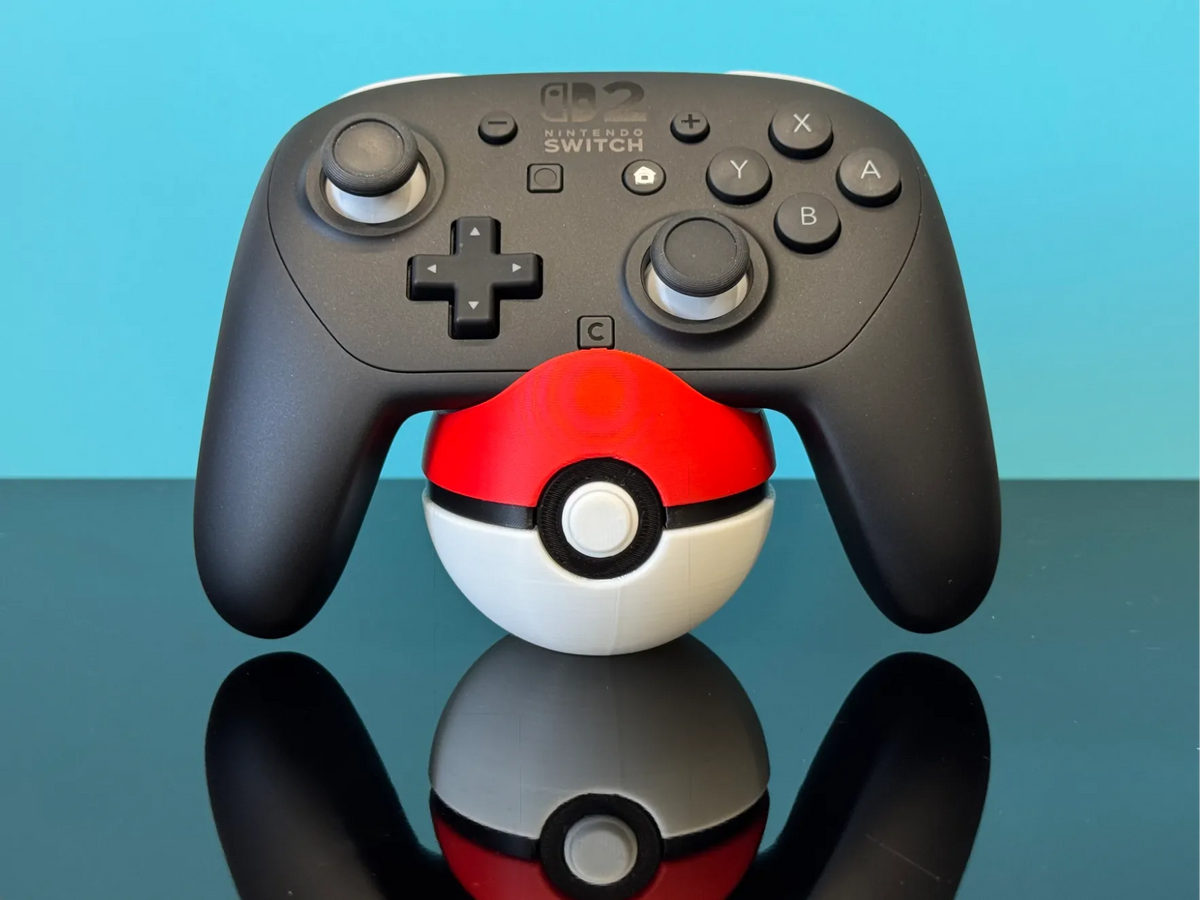 Support de manette Pro Poké Ball pour Nintendo Switch 2 - Jeux Print