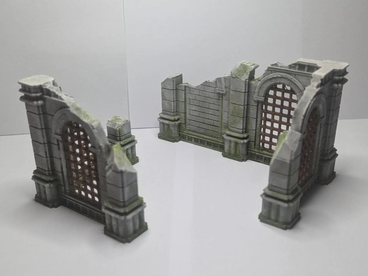 Pièces d'angle à un étage - Ruines fantastiques - Maquette Print