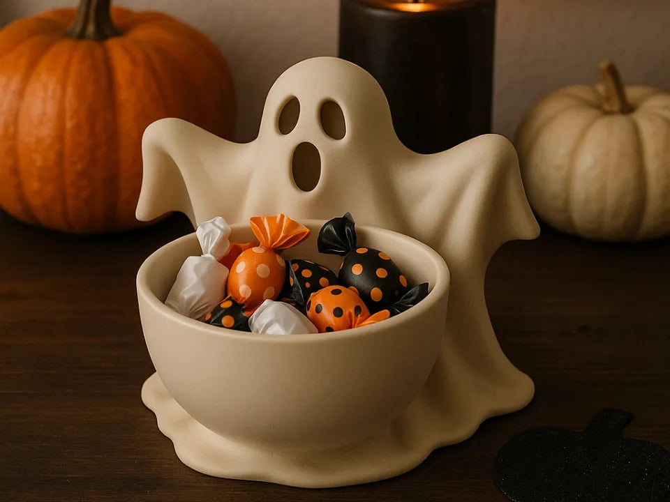 Bol de Rangement Fantôme Effrayant Décoration d'Halloween - Maison Print