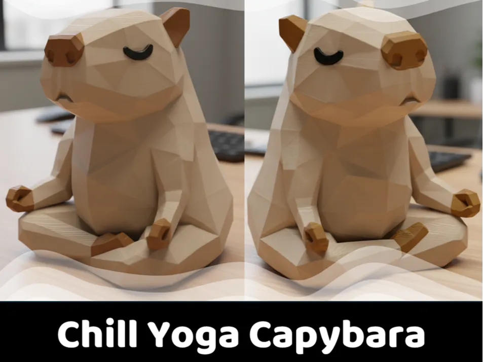 Capybara Yoga Détente – Mode Zen: Activé - Sport Print