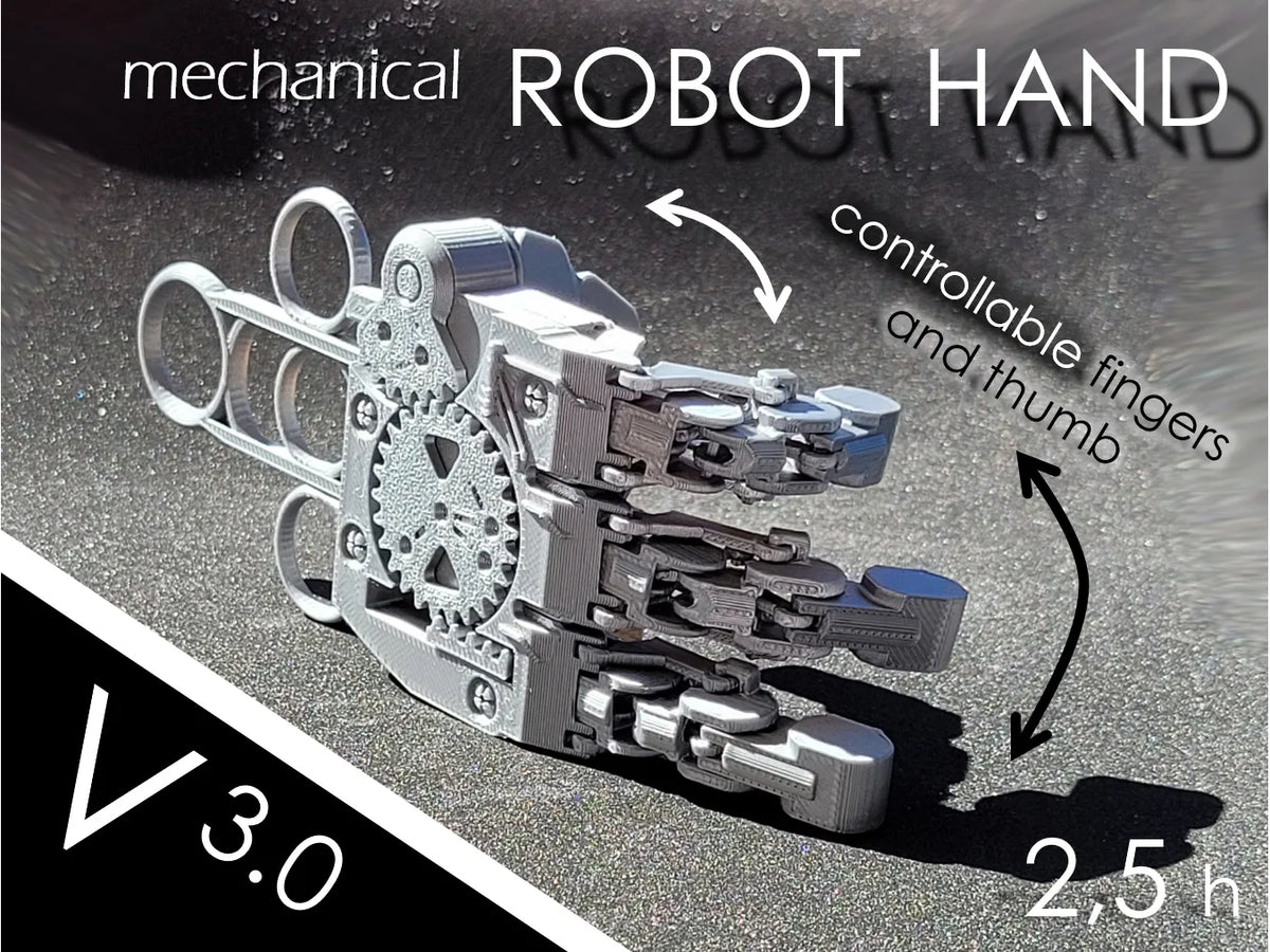 Main mécanique robotisée - Mécanique Print