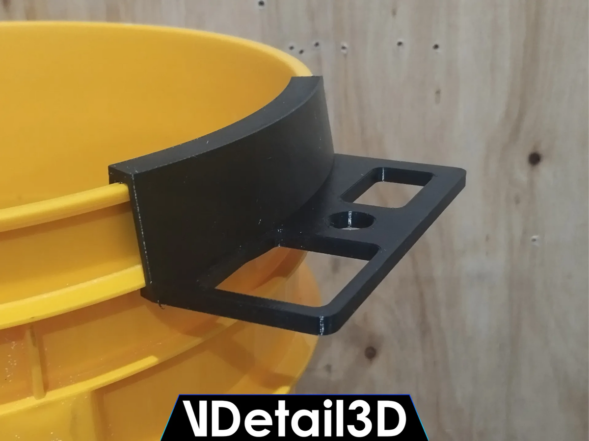 Support de montage de seau pour brosses de roue - Auto Print
