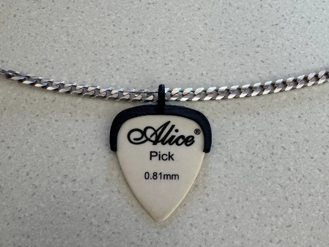 Pendentif Médiator de guitare - Music Print