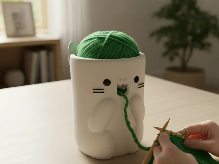 Pot à Chat Mignon 3-en-1 - Geek Print