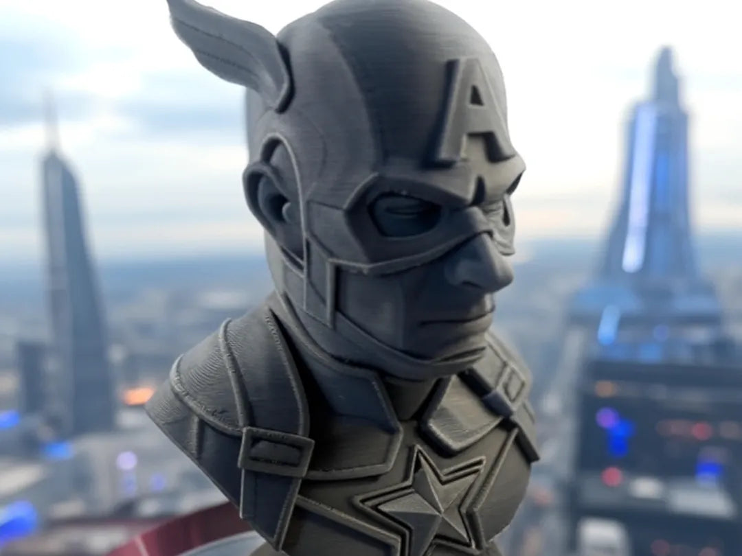Buste de Captain America – modèle 2 - Geek Print