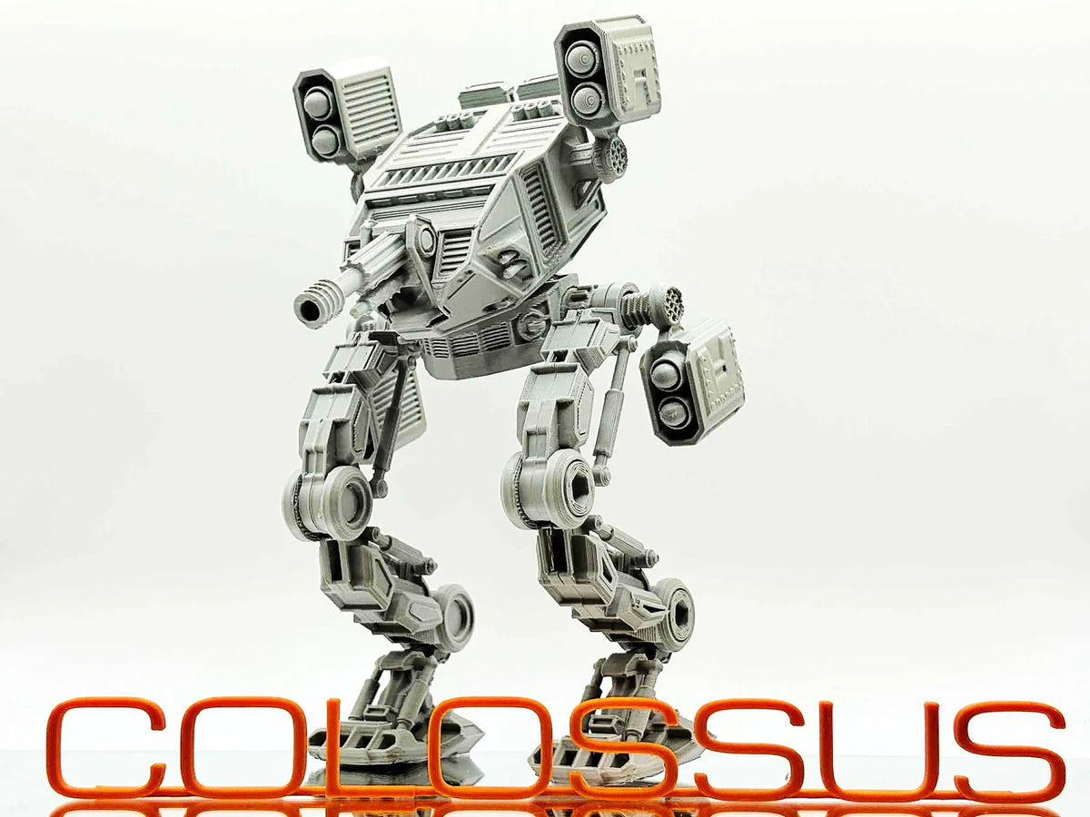 Colossus Mecha de combat, Fantasy de science-fiction - Figurine Print