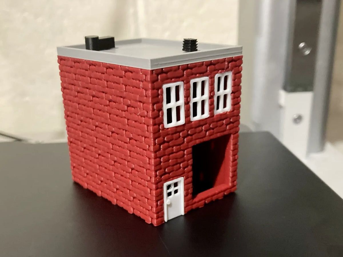 Bâtiment/Boutique de ville à l'échelle N/HO - Maquette Print