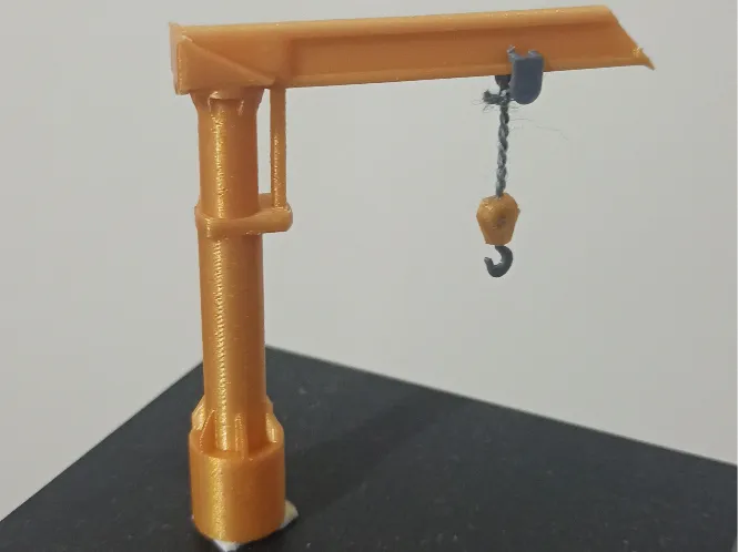 Grue à flèche à l'échelle HO 1/87 - Maquette Print