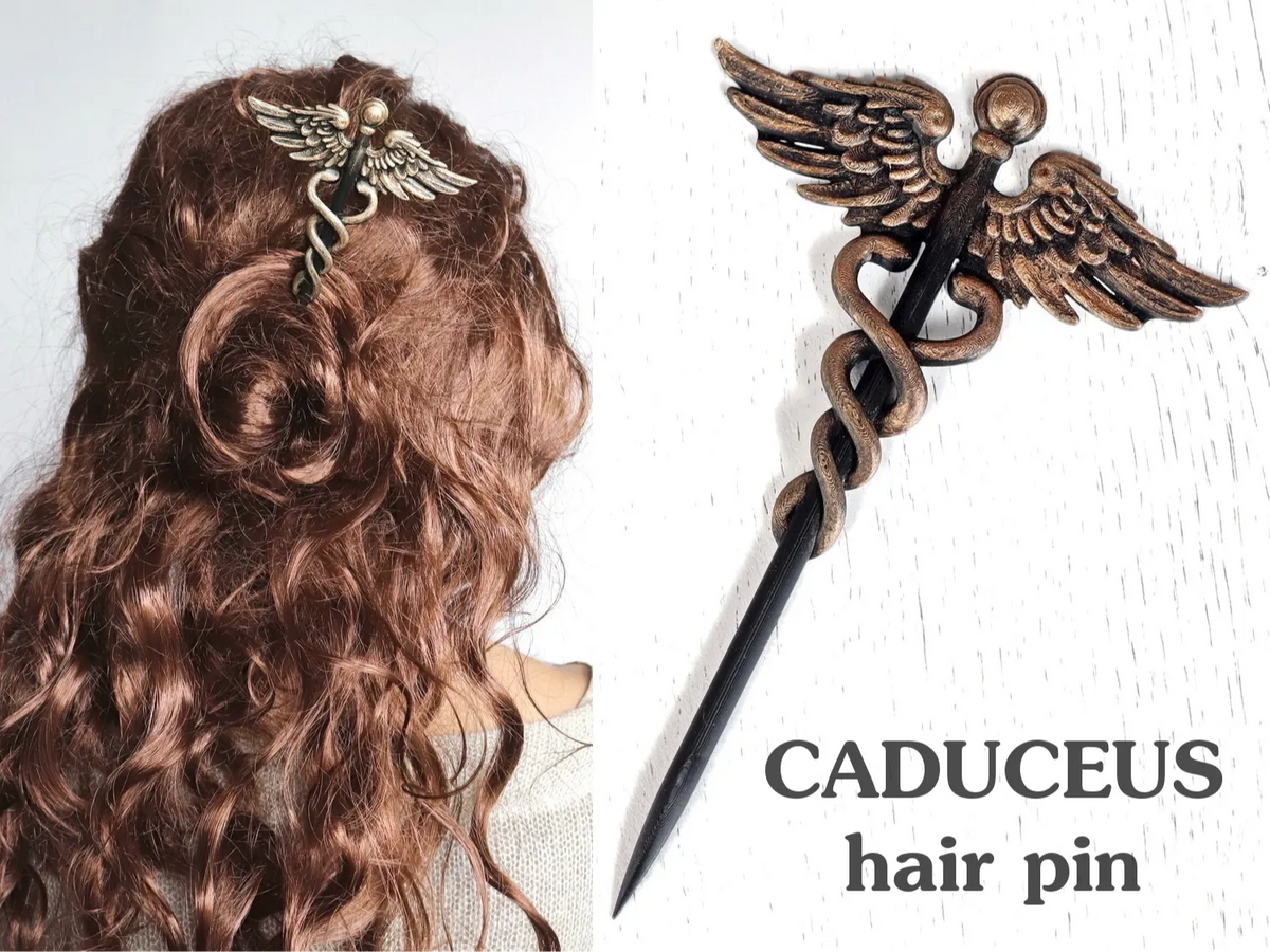 Épingle à cheveux Caducée - Cosplay Print