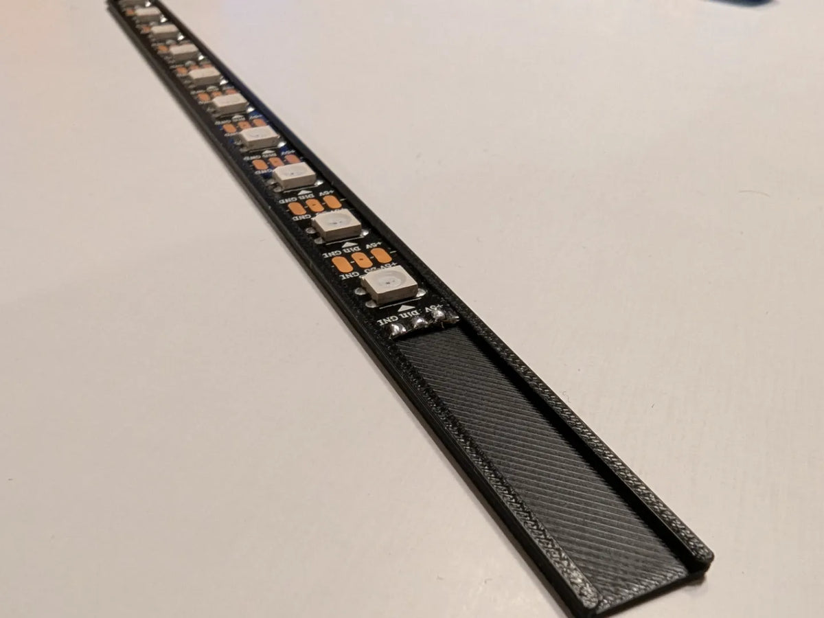 Support de bande LED 10mm - fin - pour panneau acoustique - Music Print