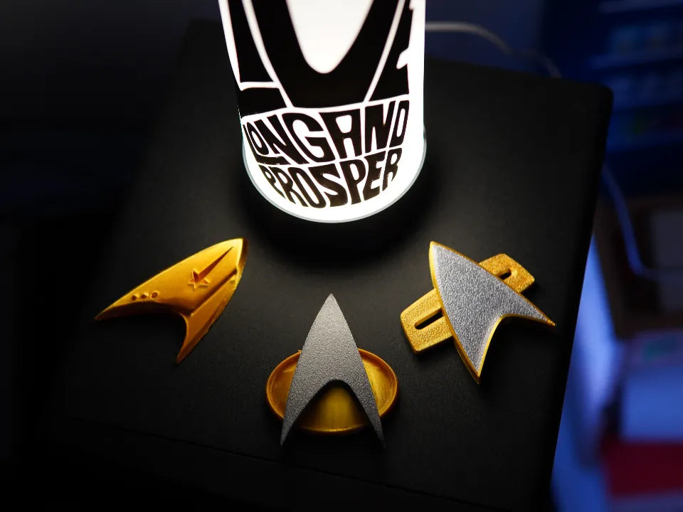 Collection de badges Star Trek – modèle 2 - Geek Print