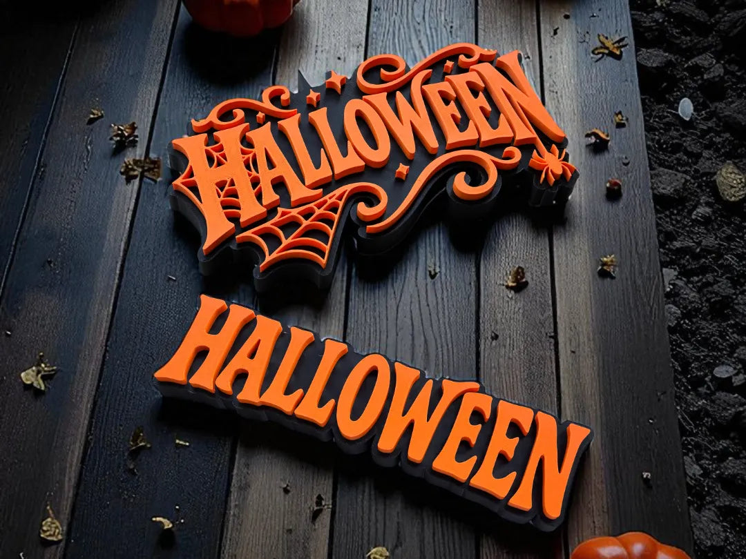 Pancartes suspendues Halloween - Décoration d'automne effrayante - Fêtes Print
