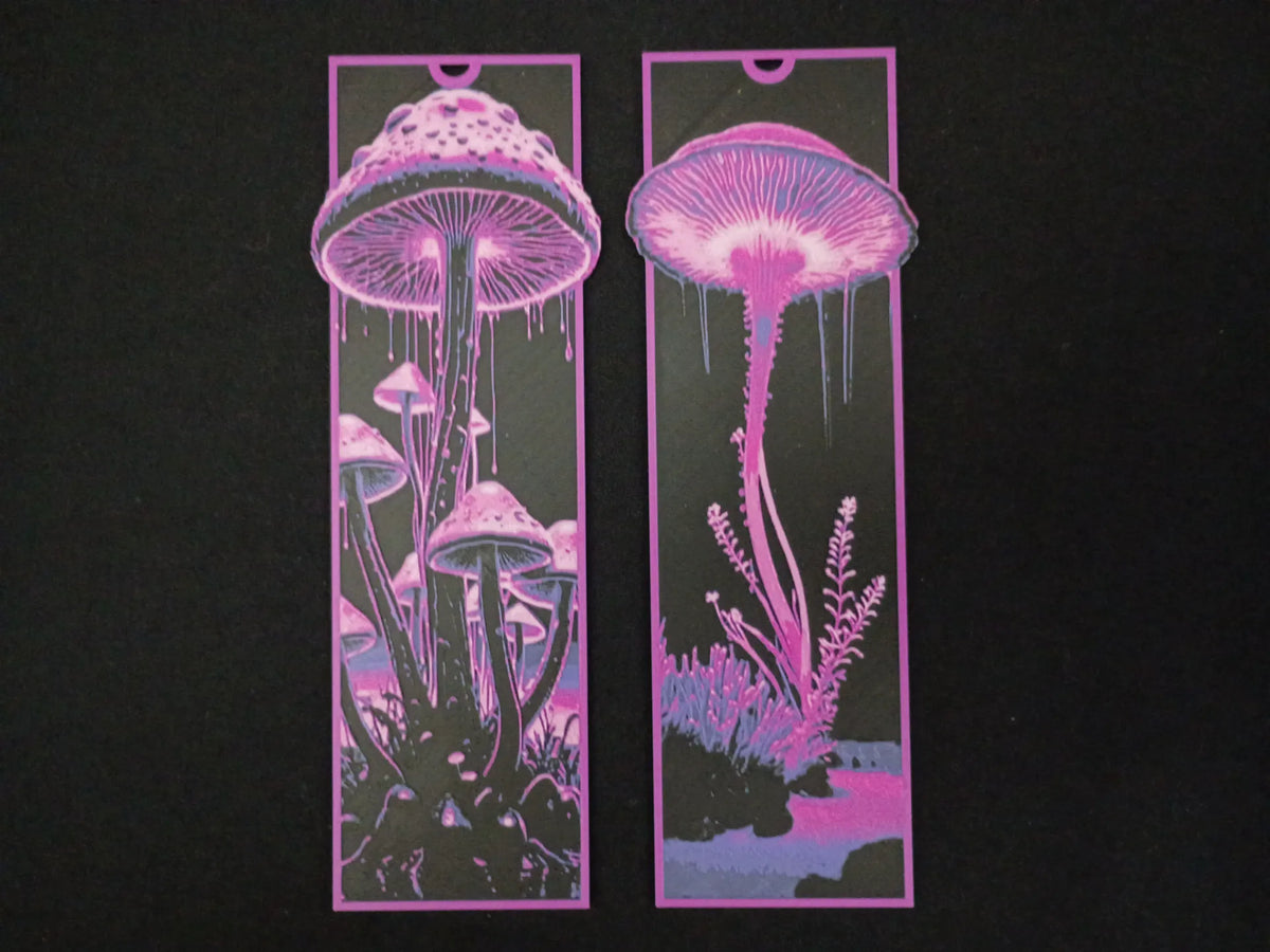 Ensemble de marque-pages Champignons Irisés - Music Print