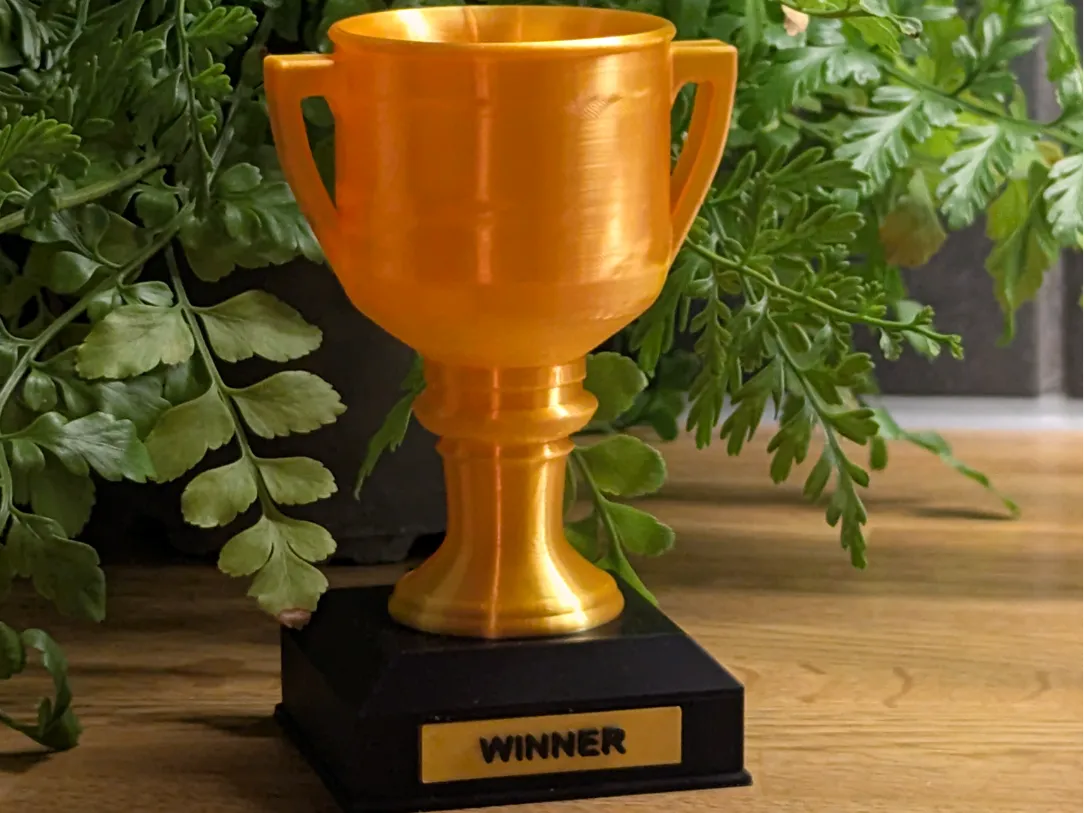 Trophée moderne avec texte - Sport Print