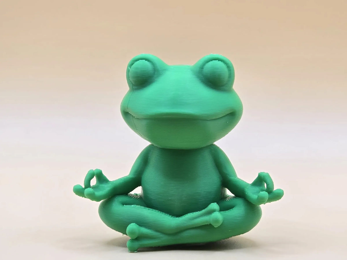 Yoga Zen Posture de la Grenouille Paix - Sport Print