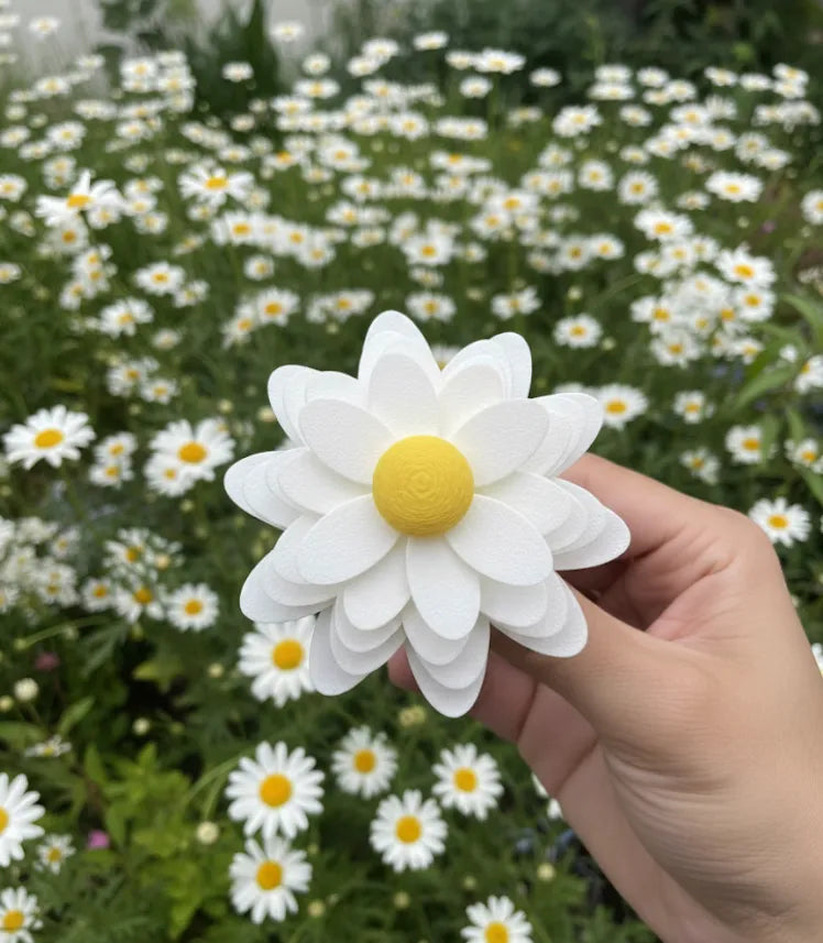 Fidget Spinner Spirale Fleur de Marguerite - Jeux Print (vue 4)