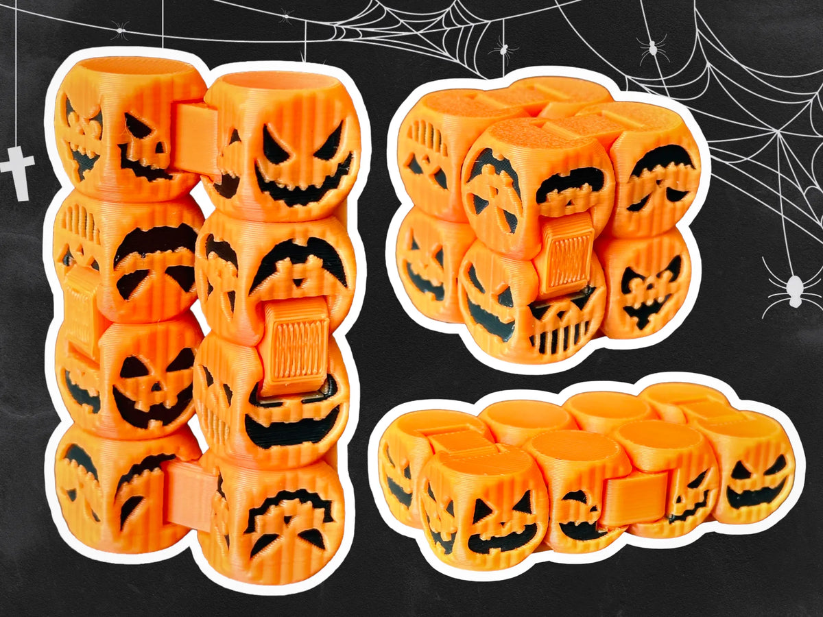 Cube Fidget Jack-o'-lantern - Fêtes Print