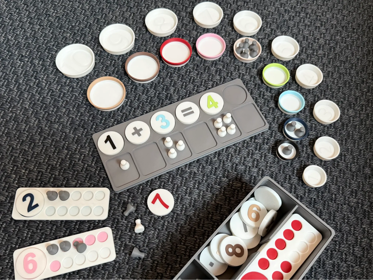 Ensemble de mathématiques Montessori pratique (0–10) - Jeux Print