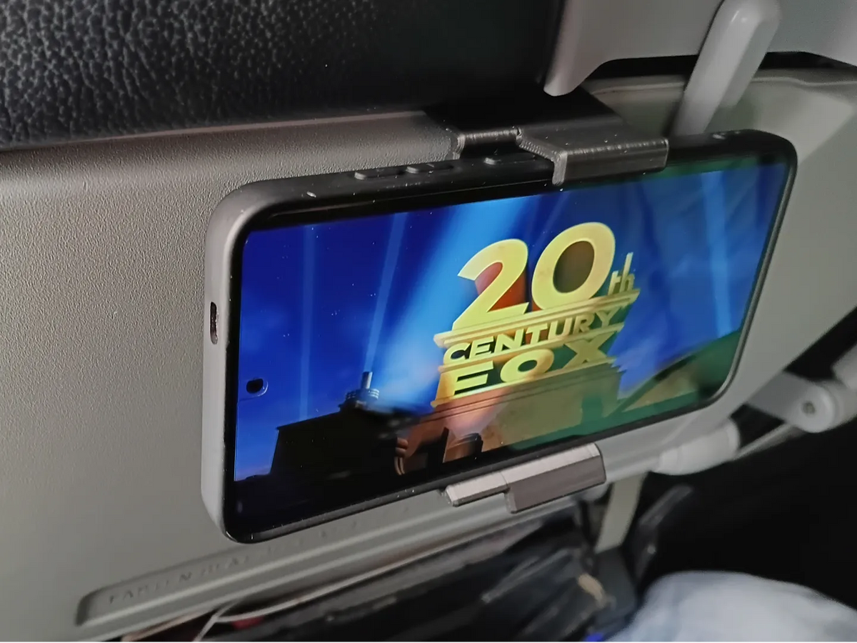 Support de téléphone de voyage pour tablette d'avion MKII - Voyage Print