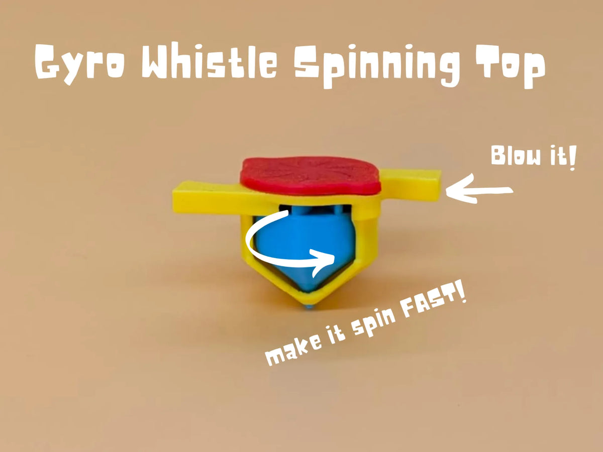Toupie sifflet gyroscopique de bureau - Jeux Print