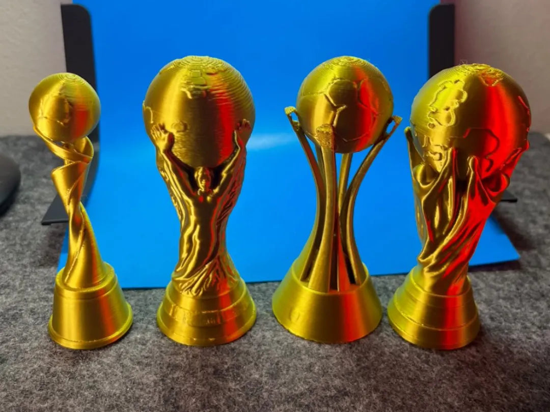 Ensemble de trophées de la Coupe du Monde de la FIFA - Sport Print