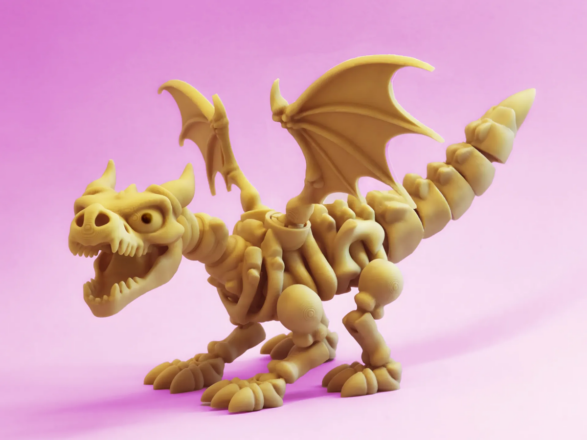 Dragon Articulé Squelette - Figurine Print