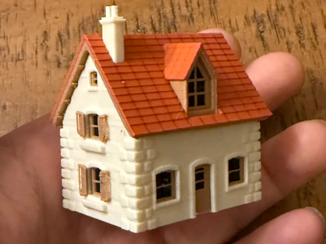 Maison à l'échelle 1:64 et N 01 - Maquette Print