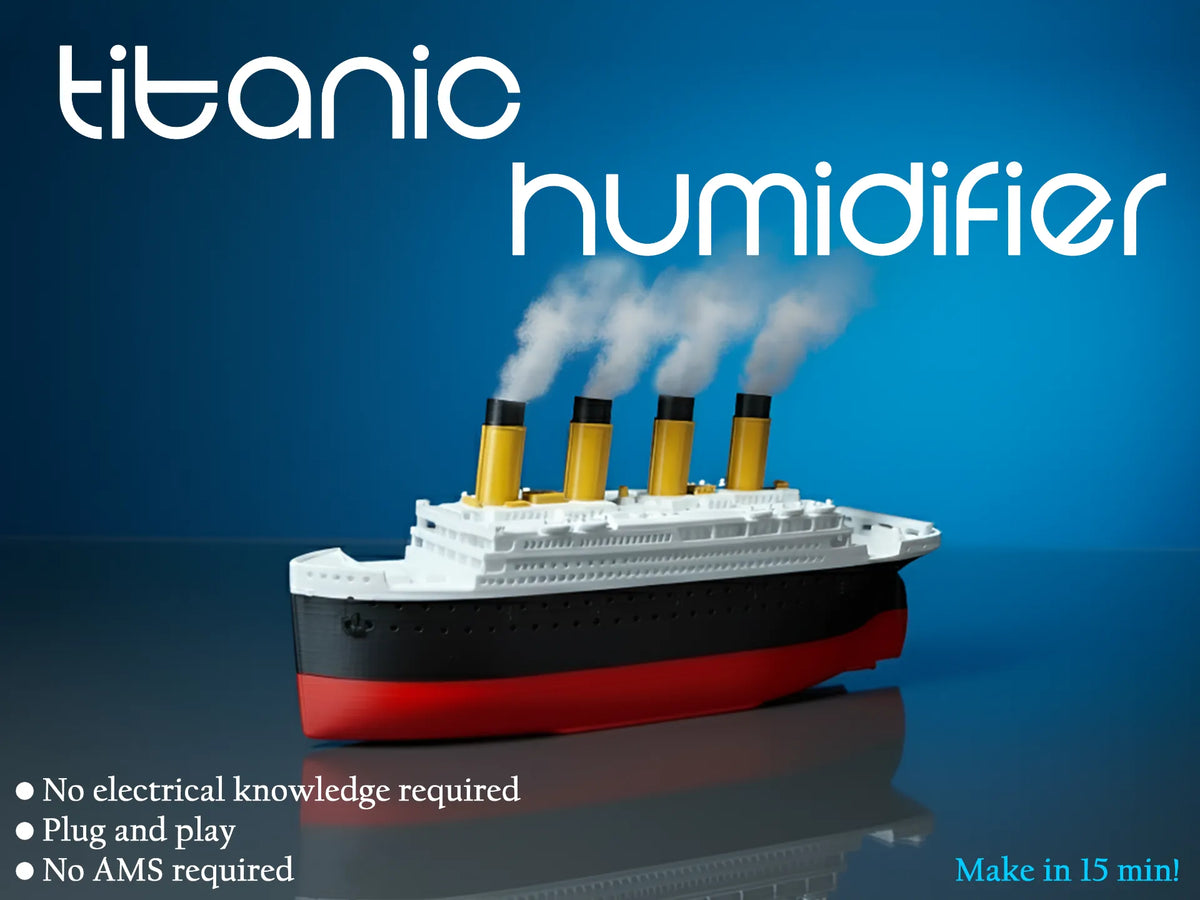 Humidificateur/Diffuseur d'Huiles Essentielles Titanic - Beauté Print